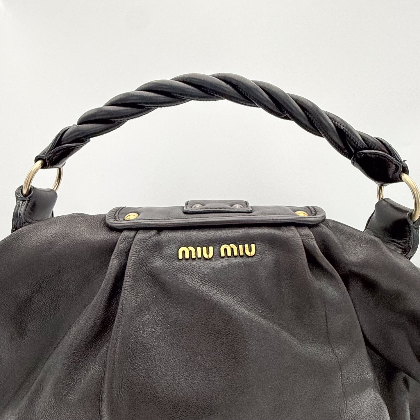 Miu Miu Coffer Hobo Bag