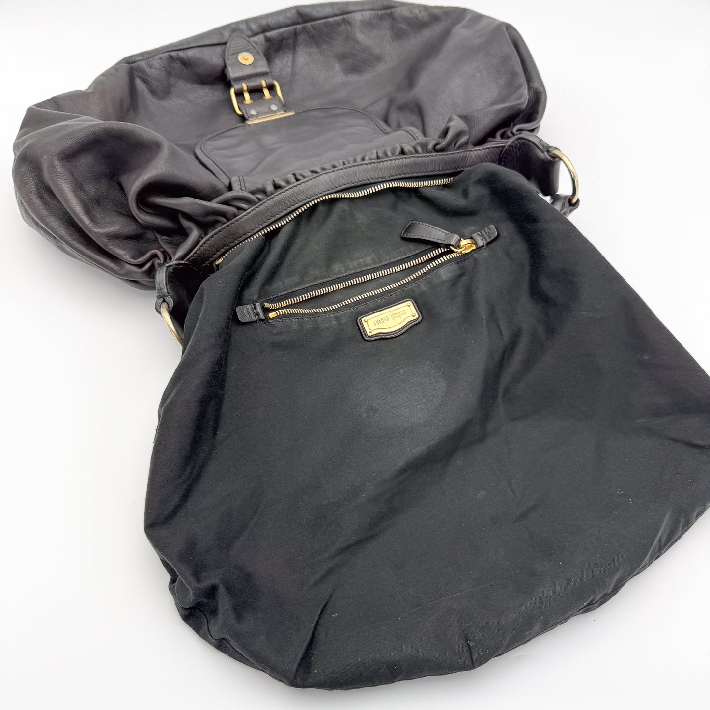 Miu Miu Coffer Hobo Bag