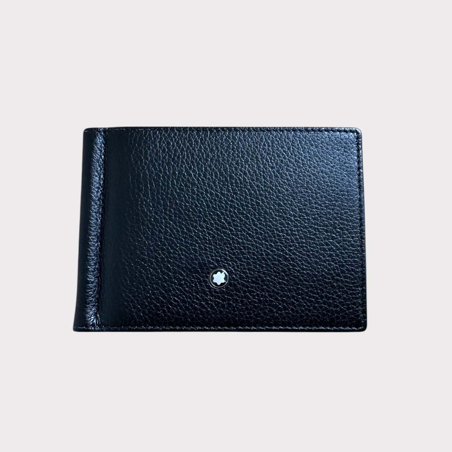 Mont Blanc Black Leather Wallet 6CC