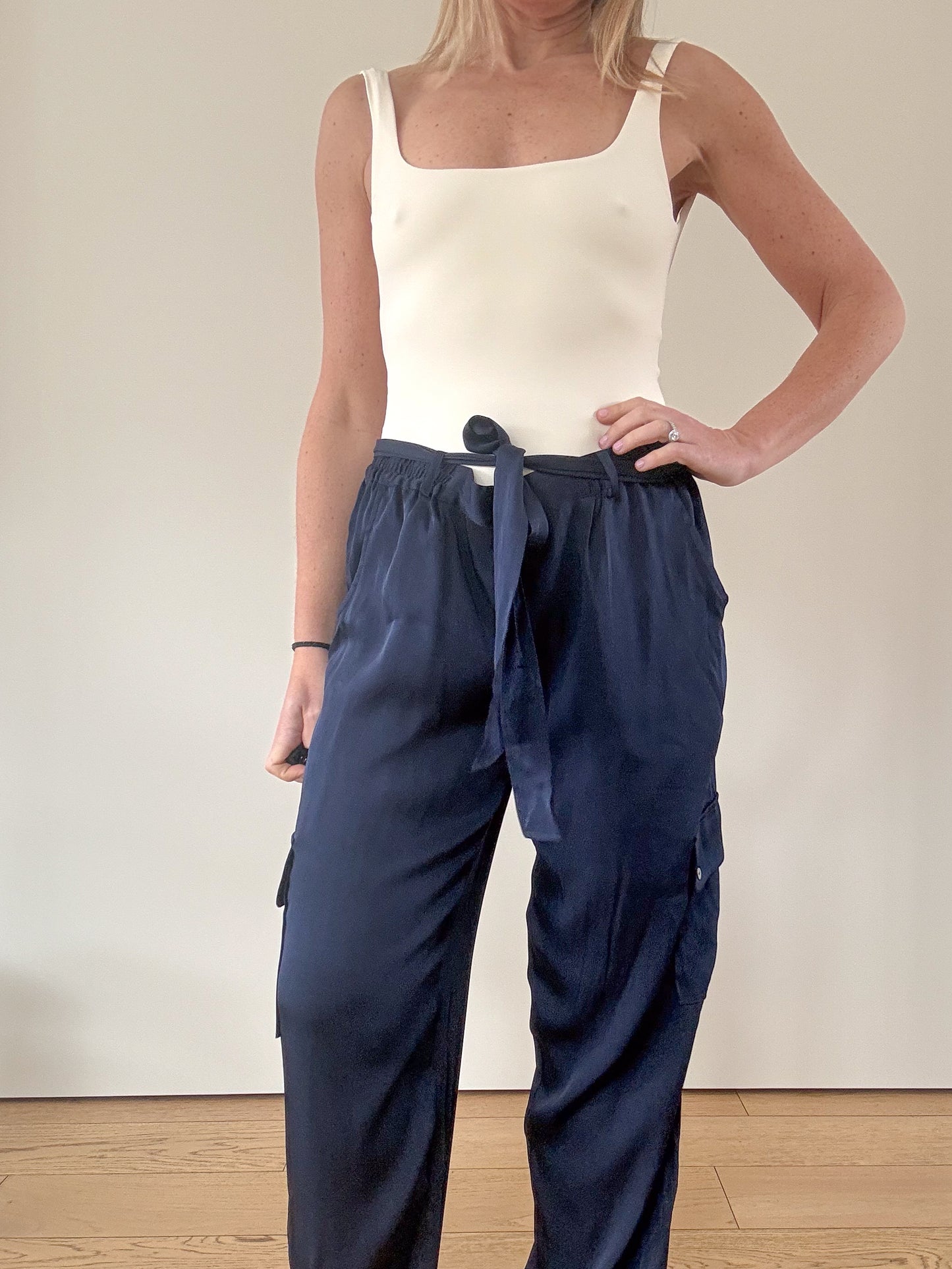 Nouvelle Silk95Five Navy Jordan Cargo Pant - Size M