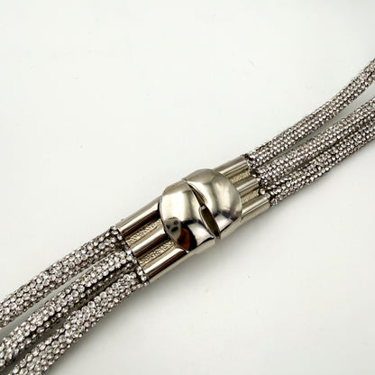 Nue Silver Sequin Rope Belt