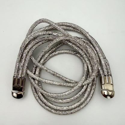 Nue Silver Sequin Rope Belt