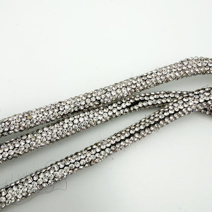 Nue Silver Sequin Rope Belt