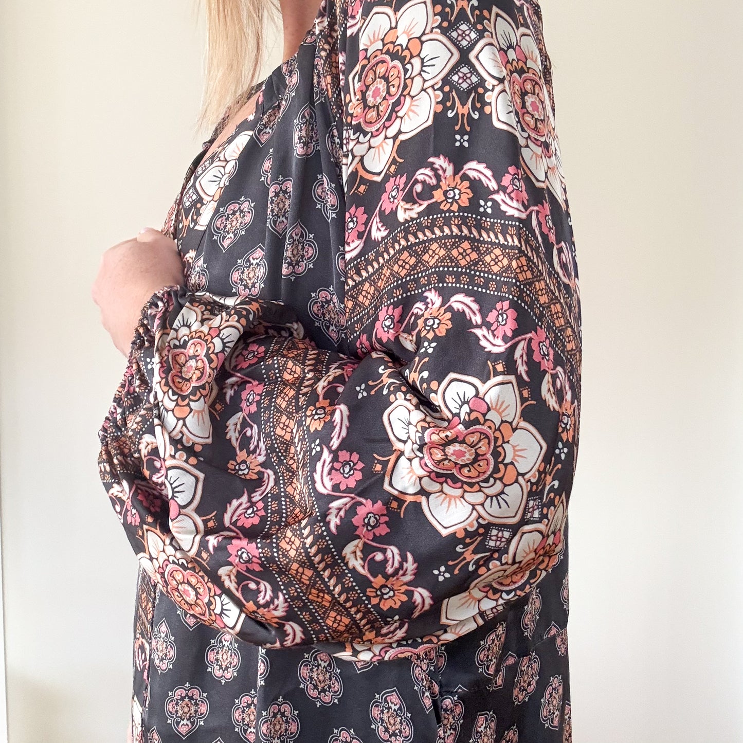 Odd Molly Black Printed Hayden Maxi - Size 3