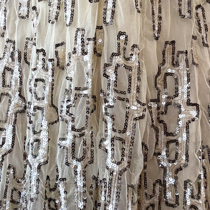 P.A.R.O.S.H. Embellished Tulle Sequin Skirt - Size M