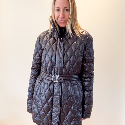 Patrizia Pepe Lightweight Quilted Puffer Jacket - Size 12