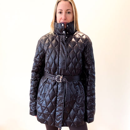 Patrizia Pepe Lightweight Quilted Puffer Jacket - Size 12