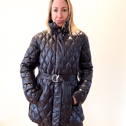 Patrizia Pepe Lightweight Quilted Puffer Jacket - Size 12