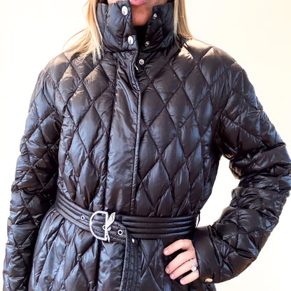 Patrizia Pepe Lightweight Quilted Puffer Jacket - Size 12