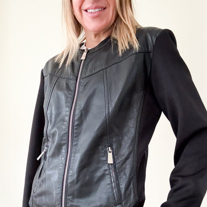 Pinko Leather Jacket - Size 10
