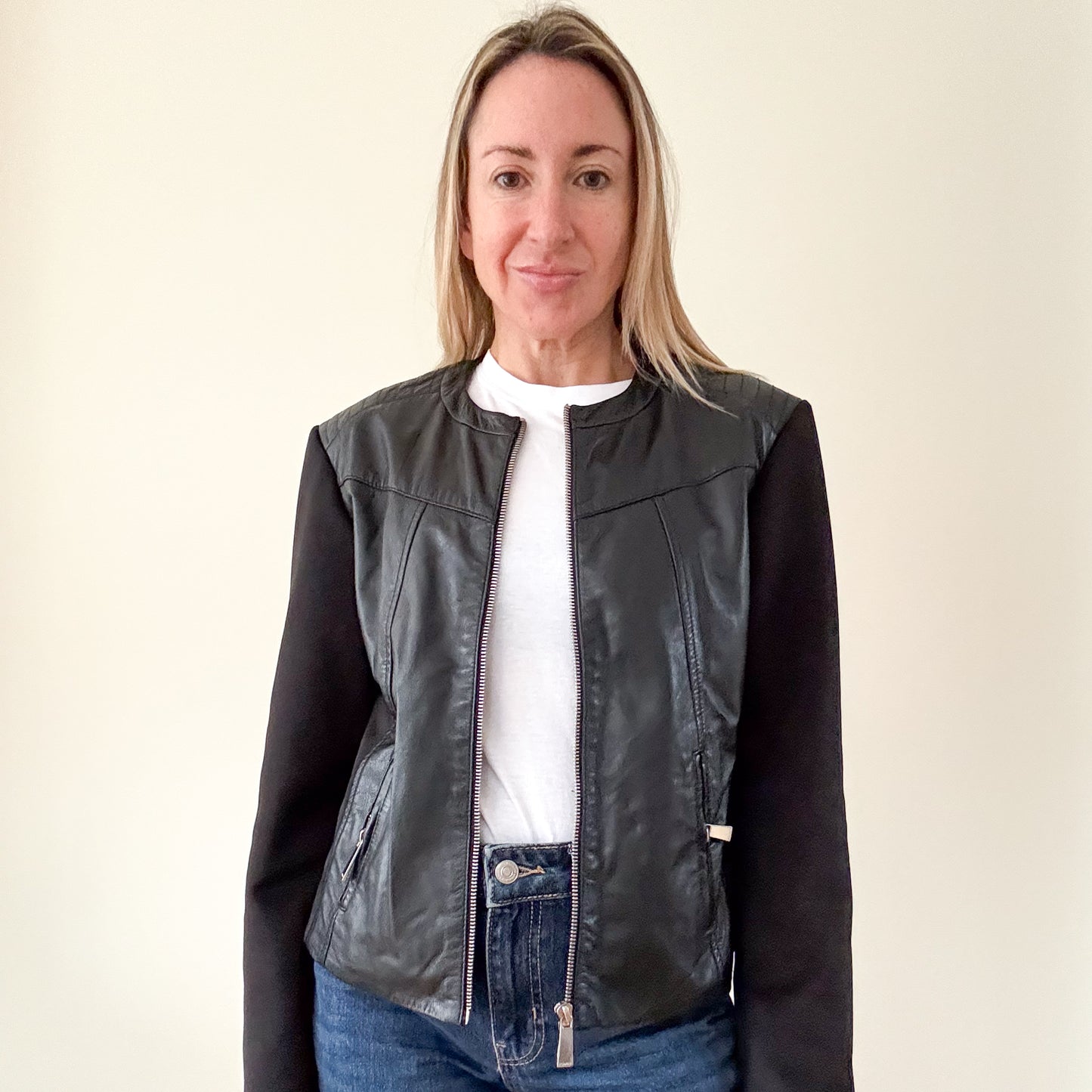 Pinko Leather Jacket - Size 10