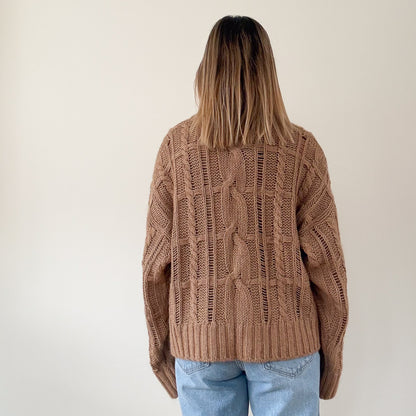 Pinko Cable Knit Jumper - Size M