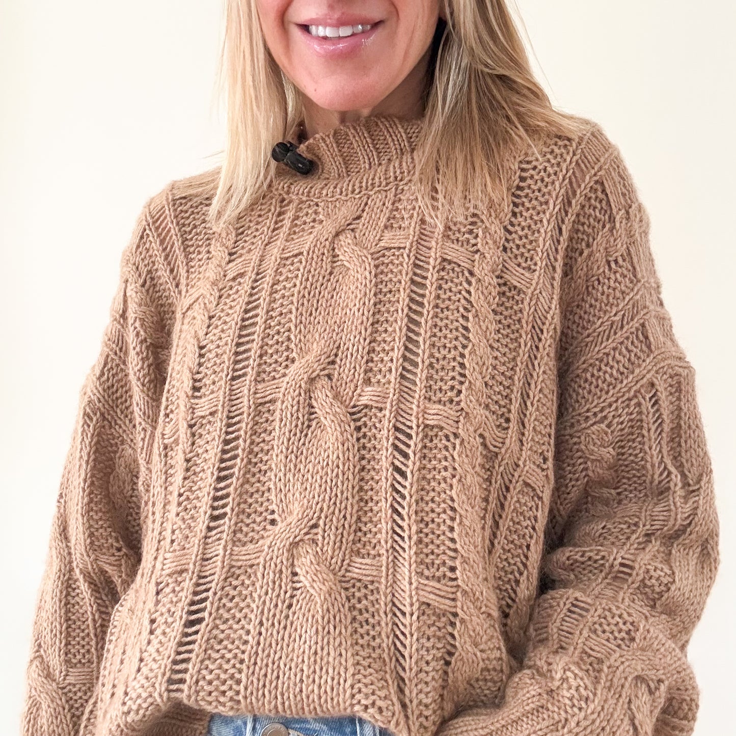 Pinko Cable Knit Jumper - Size M
