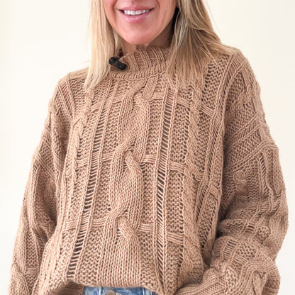 Pinko Cable Knit Jumper - Size M