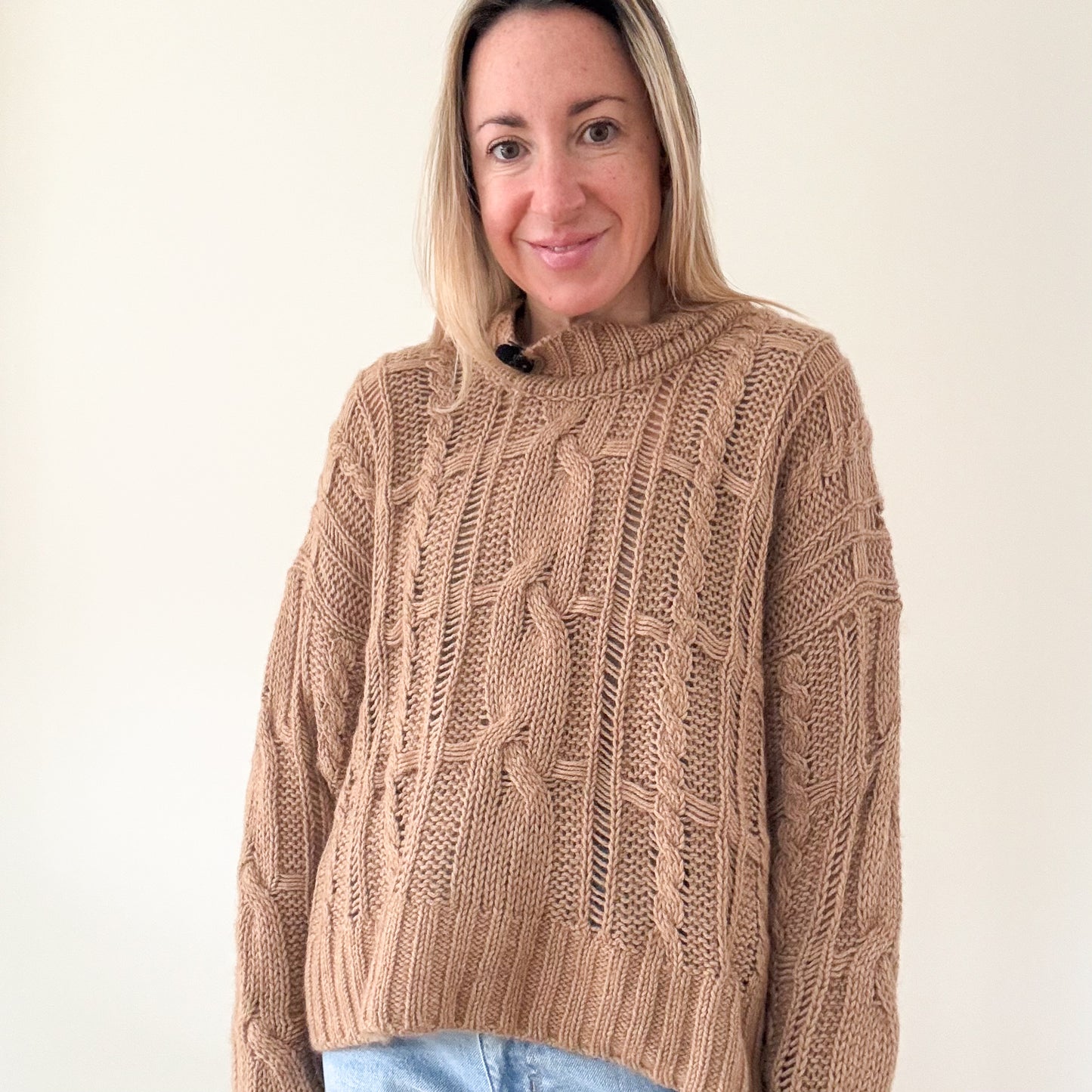 Pinko Cable Knit Jumper - Size M