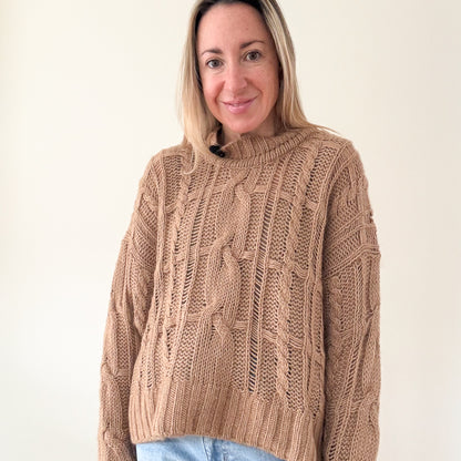 Pinko Cable Knit Jumper - Size M
