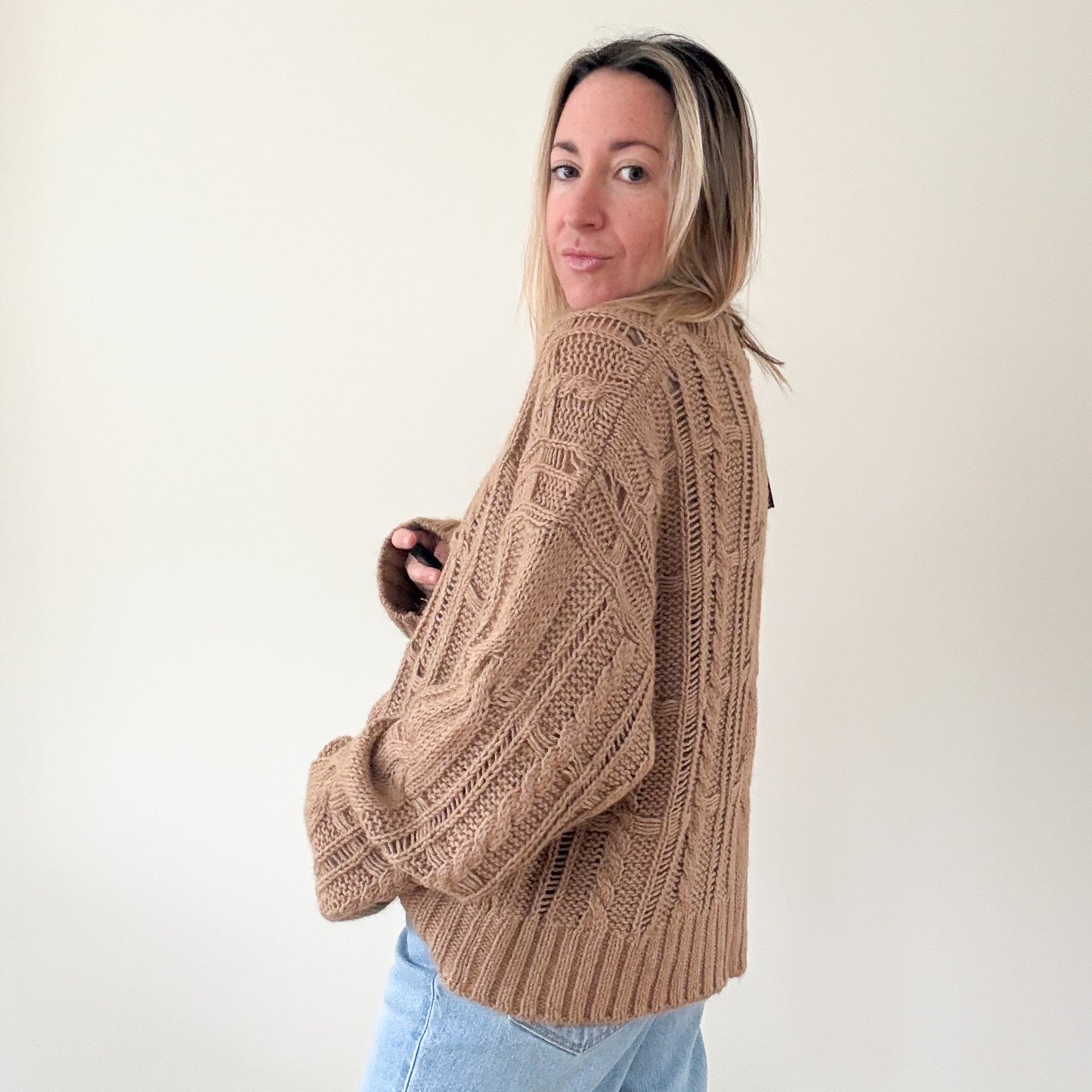 Pinko Cable Knit Jumper - Size M