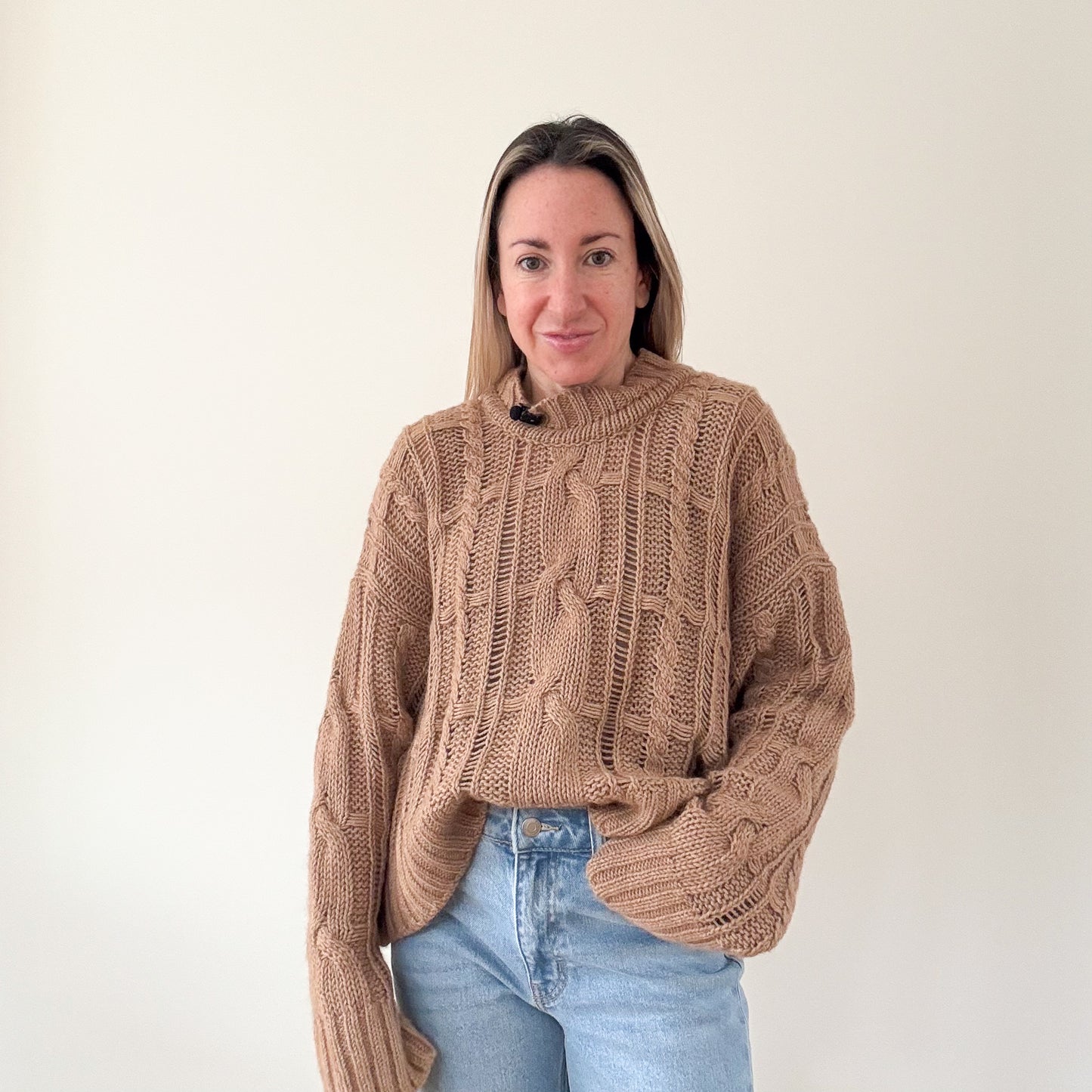 Pinko Cable Knit Jumper - Size M