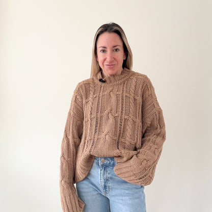 Pinko Cable Knit Jumper - Size M