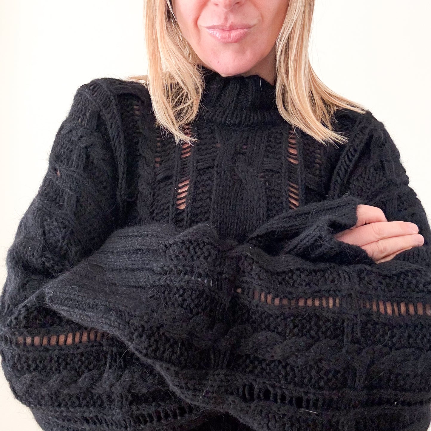 Pinko Cable Knit Jumper - Size M