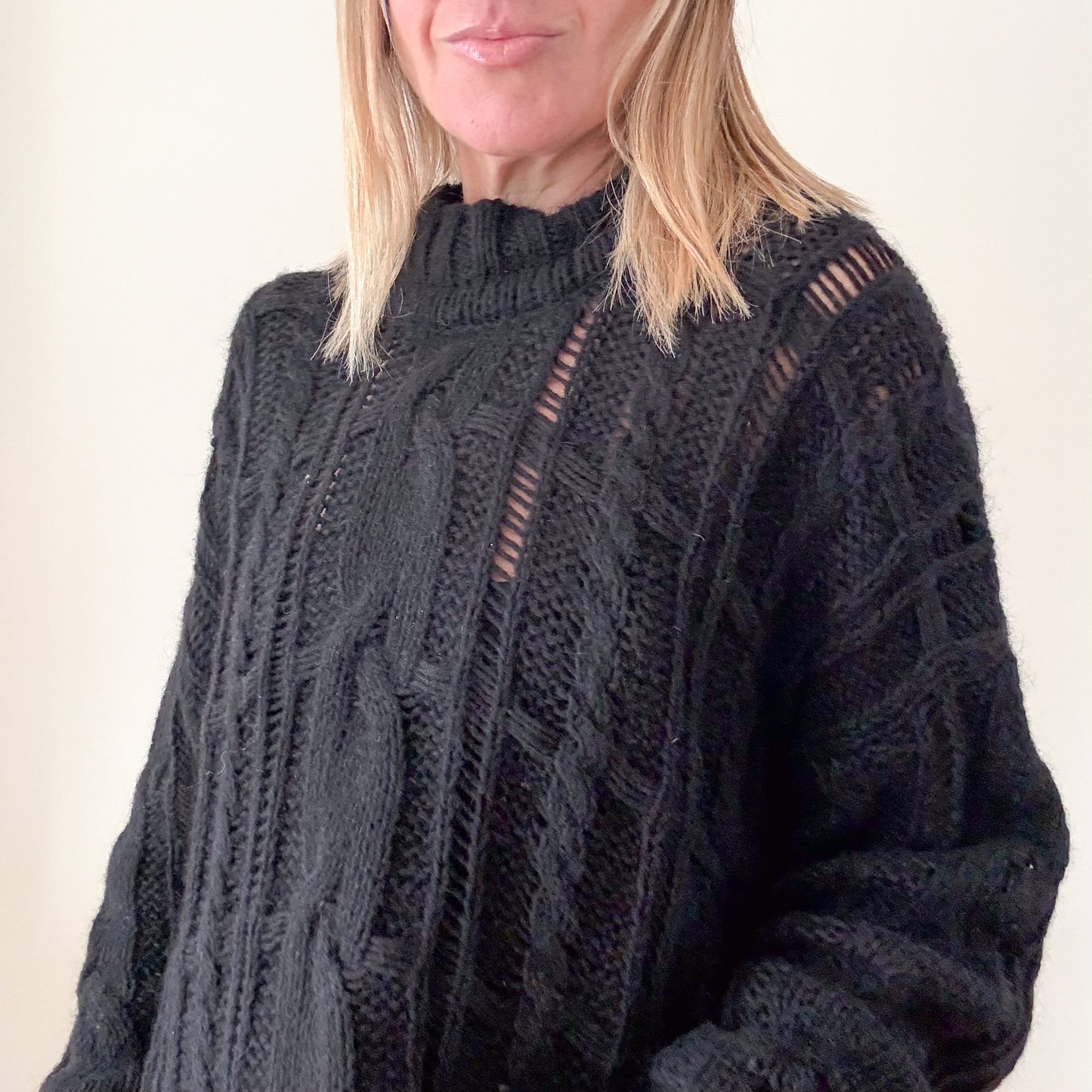 Pinko Cable Knit Jumper - Size M