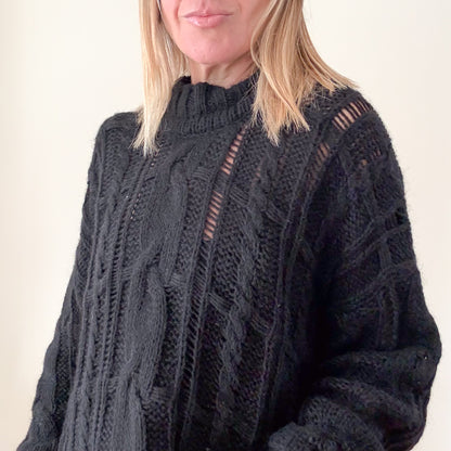 Pinko Cable Knit Jumper - Size M