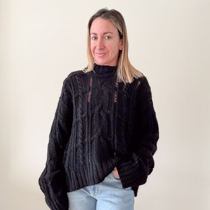 Pinko Cable Knit Jumper - Size M