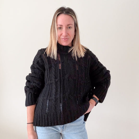 Pinko Cable Knit Jumper - Size M