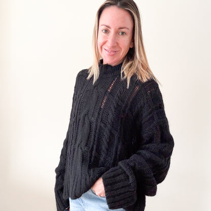 Pinko Cable Knit Jumper - Size M