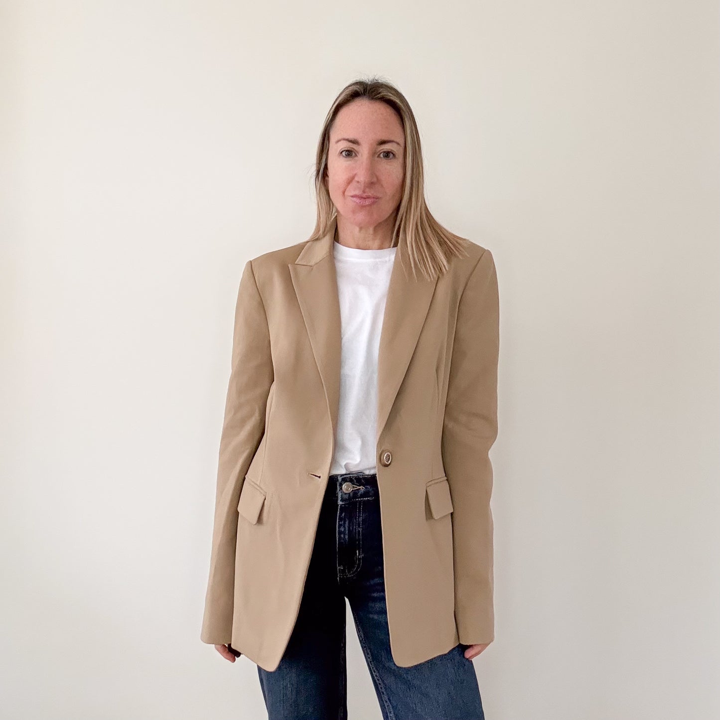 Pinko Giglio Camel Blazer - Size 10
