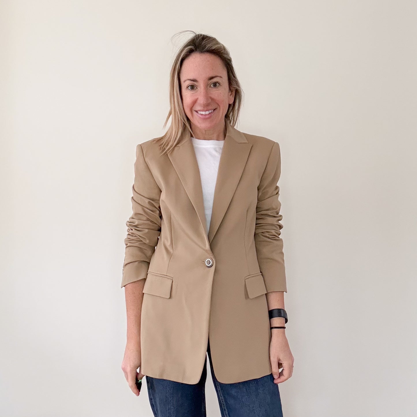Pinko Giglio Camel Blazer - Size 10