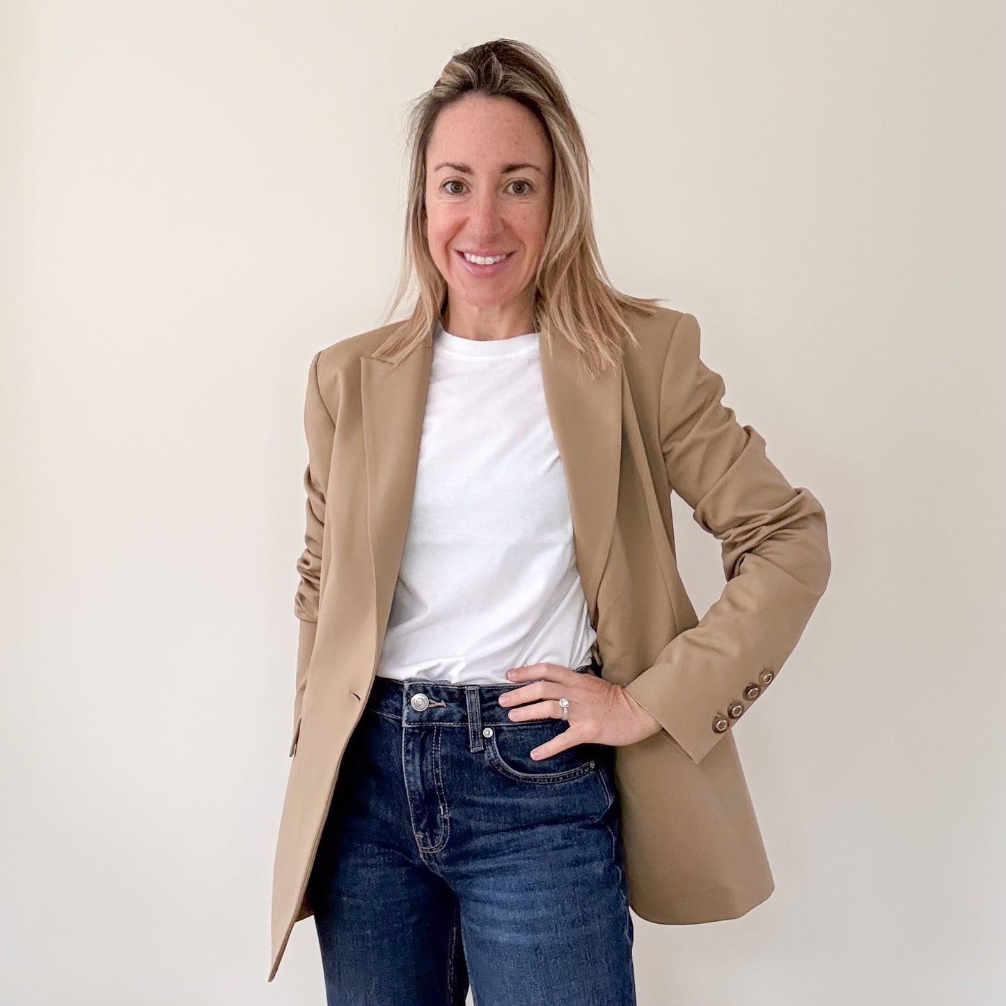 Pinko Giglio Camel Blazer - Size 10