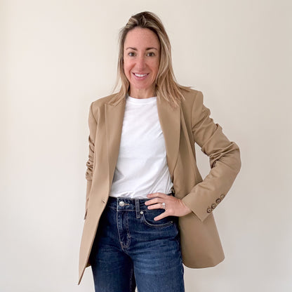 Pinko Giglio Camel Blazer - Size 10