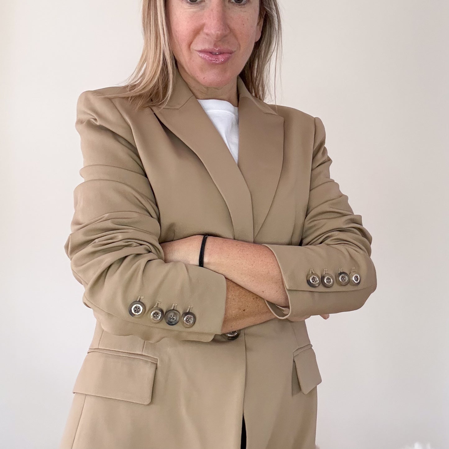 Pinko Giglio Camel Blazer - Size 10