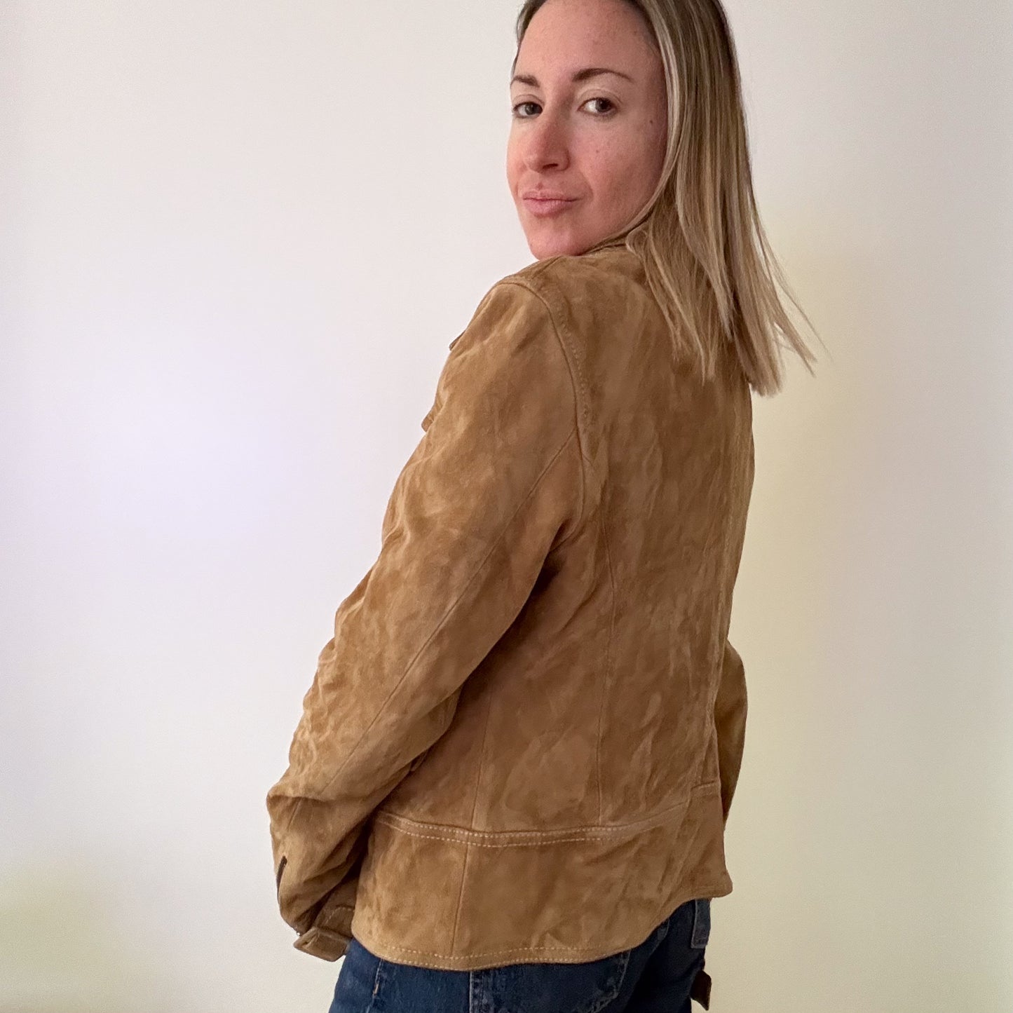 Pinko Suede Jacket - Size 12