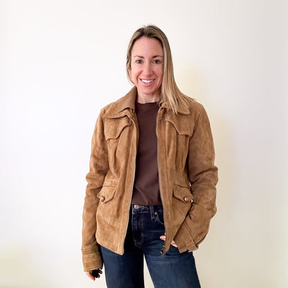 Pinko Suede Jacket - Size 12