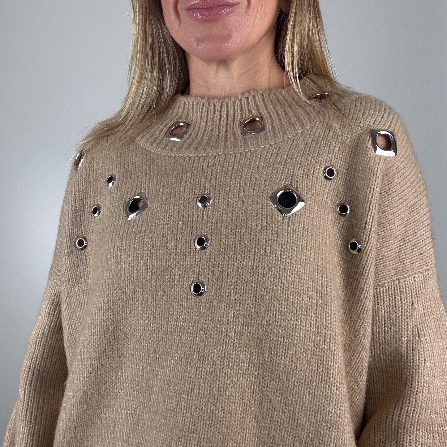 Pinko-Tagikistan-Wool-Sweater-Preloved-Luxury-London-Detail