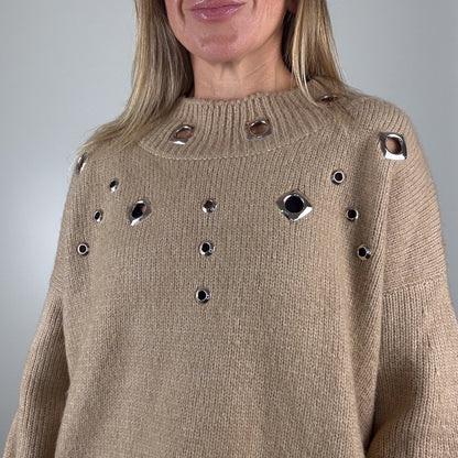 Pinko-Tagikistan-Wool-Sweater-Preloved-Luxury-London-Detail