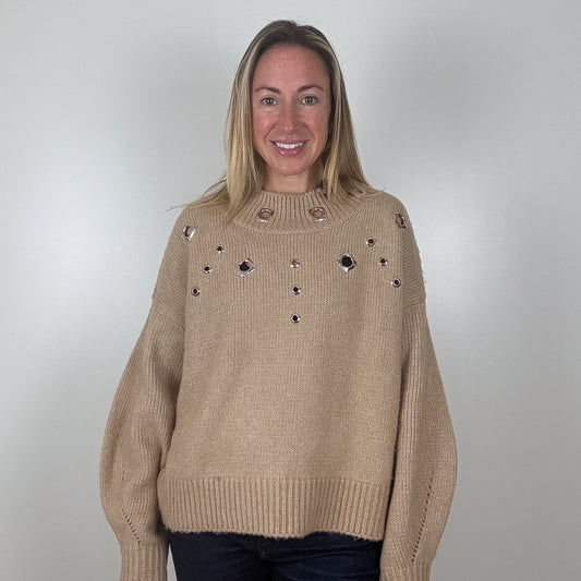 Pinko-Tagikistan-Wool-Sweater-Preloved-Luxury-London-Front2
