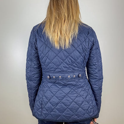 Polo Ralph Lauren Navy Quilted Jacket - Size XS