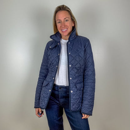 Polo Ralph Lauren Navy Quilted Jacket - Size XS