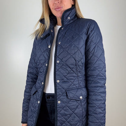 Polo Ralph Lauren Navy Quilted Jacket - Size XS