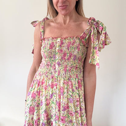 Poupette St Barth Triny Floral Dress - Size Medium