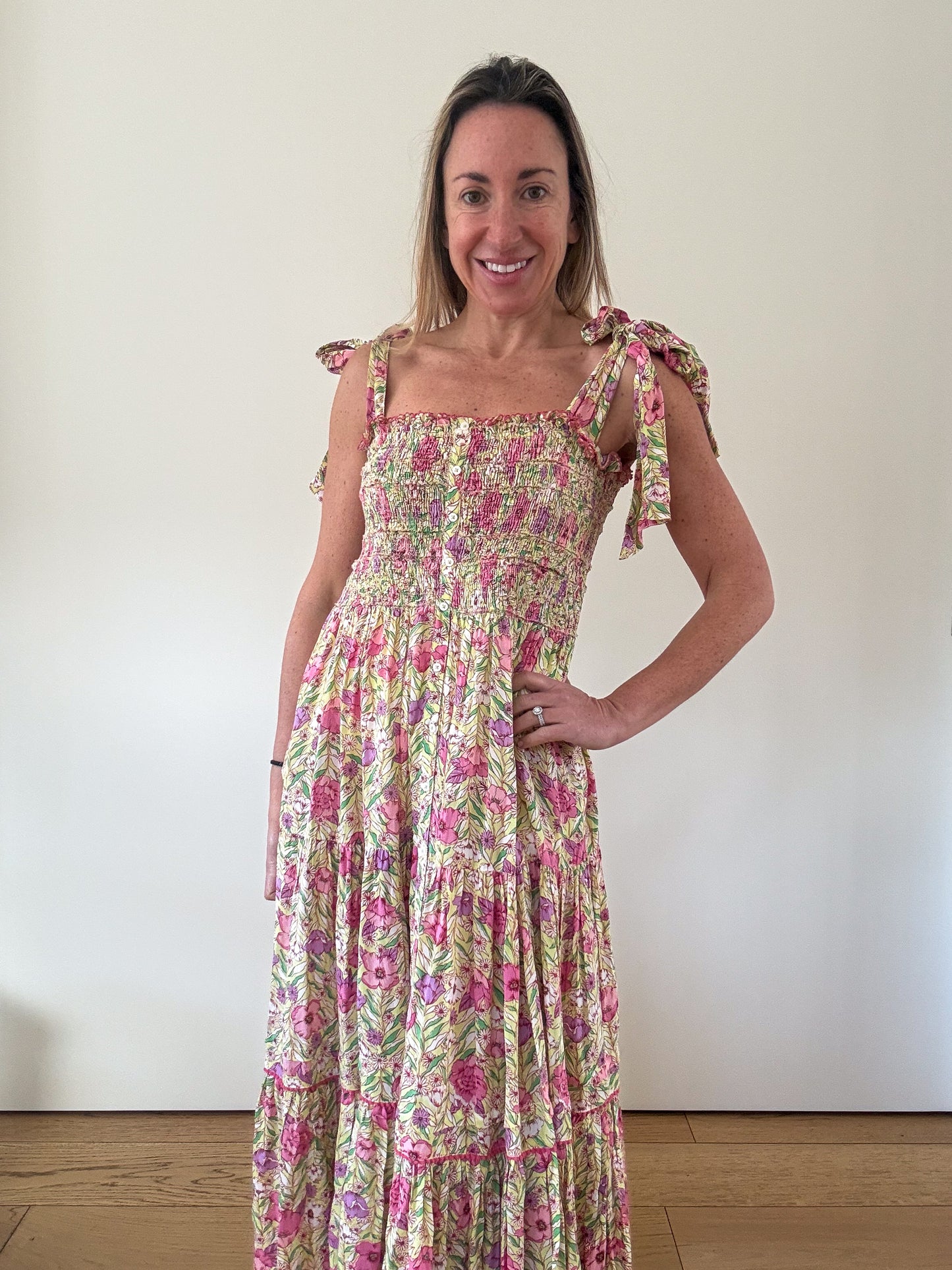 Poupette St Barth Triny Floral Dress - Size Medium