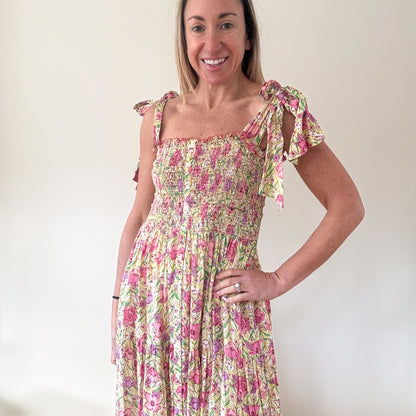 Poupette St Barth Triny Floral Dress - Size Medium