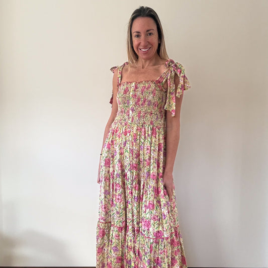 Poupette St Barth Triny Floral Dress - Size Medium