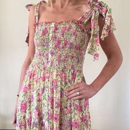 Poupette St Barth Triny Floral Dress - Size Medium