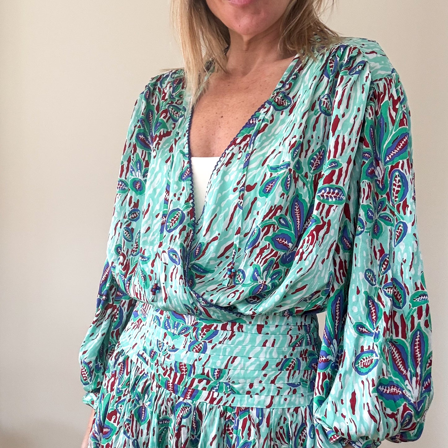 Poupette St Barth Printed Mini Dress - Size M
