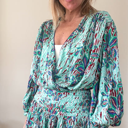 Poupette St Barth Printed Mini Dress - Size M