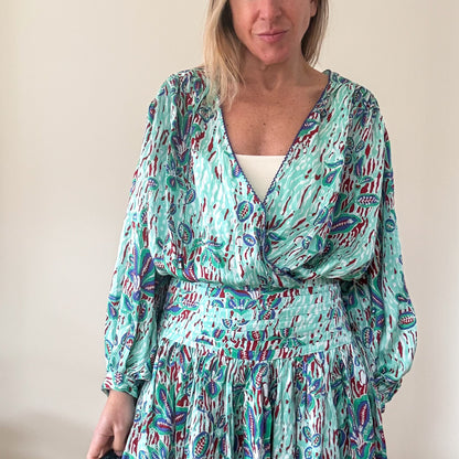 Poupette St Barth Printed Mini Dress - Size M